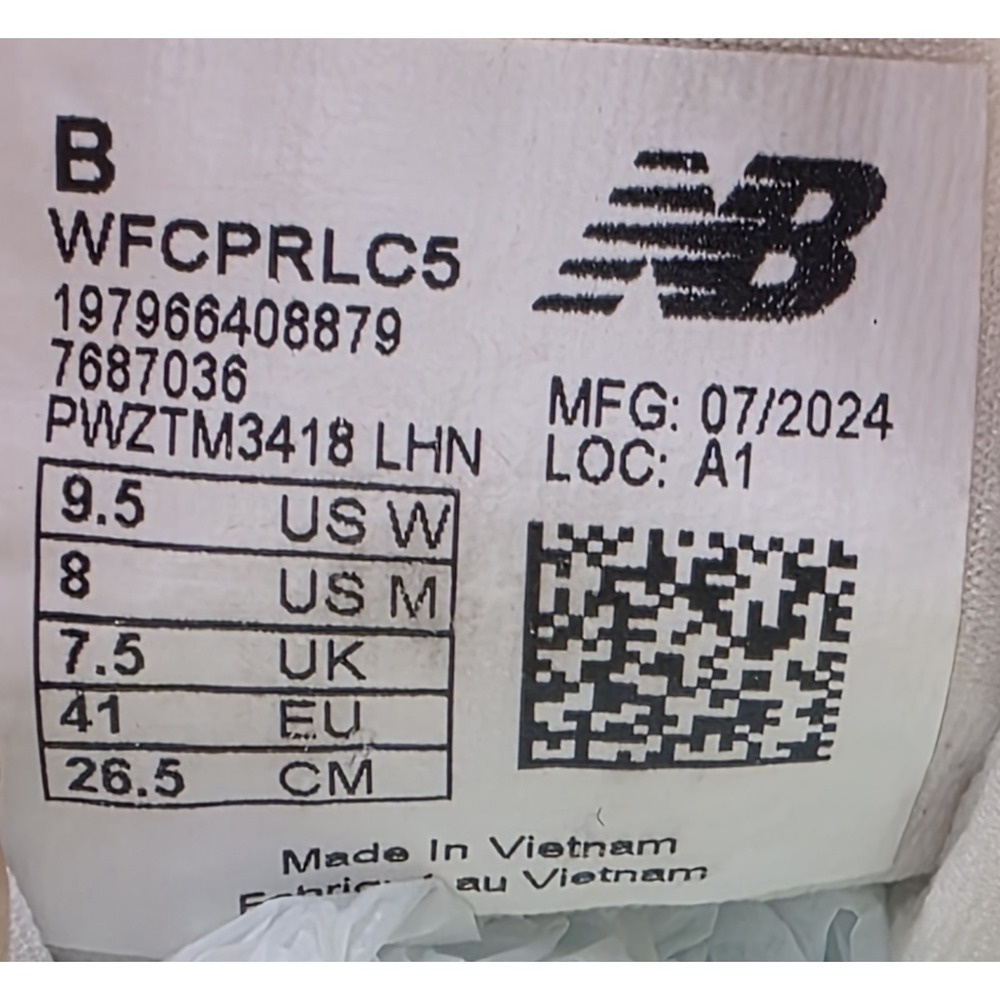 New Balance FuelCell Propel v5 Womens 9.5 White Cyber Jade Running Shoes WFCPRLC - Picture 11 of 12
